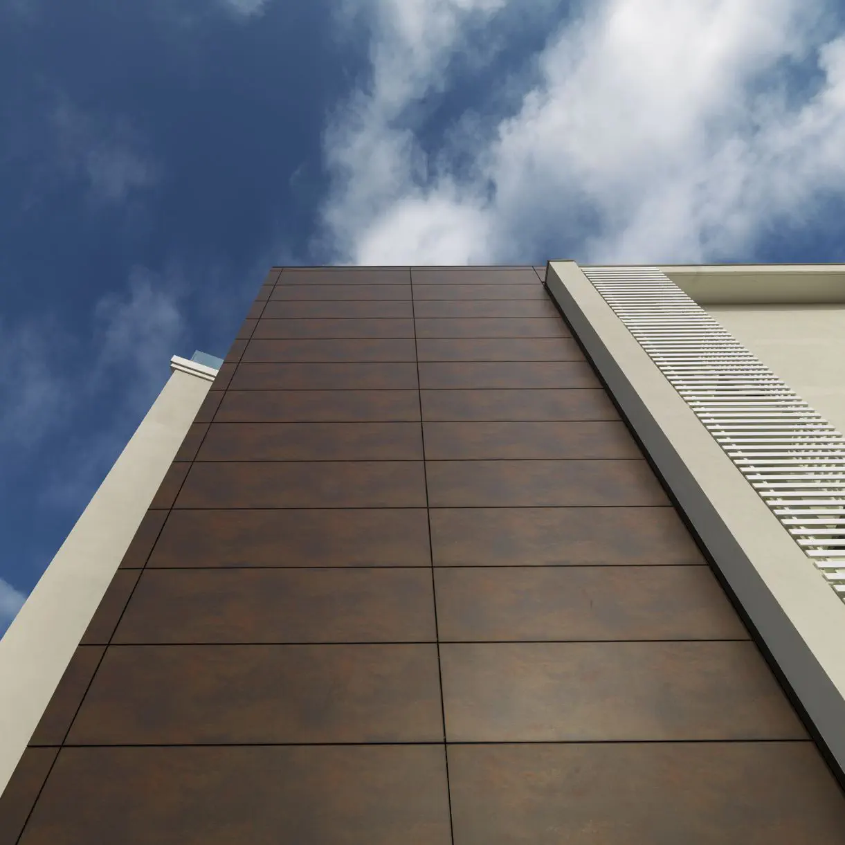 Exterior façade cladding